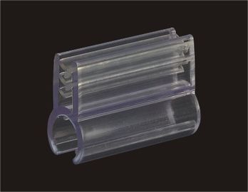 Прозрачный держатель держателя знака розницы PVC/ярлыка полки супермаркета для обозначая цены