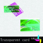 CMYK замораживая прозрачную карточку 0.8mm PVC VIP с магнитной нашивкой