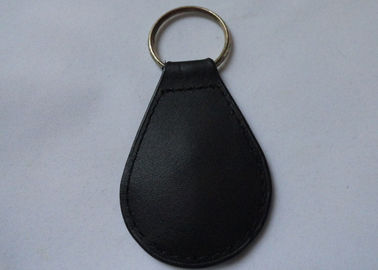 Таможня полиций Нью Йорка персонализировала кожаное Keychain с латунной мягкой эмблемой эмали, покрынным золотом