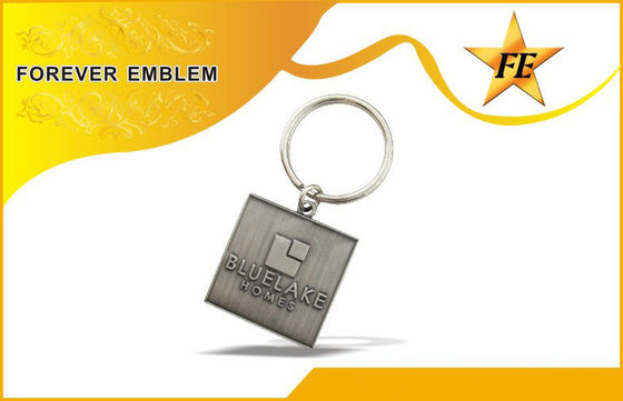Квадрат выдвиженческое Keychains сплава цинка утюга эмали для подарков годовщины