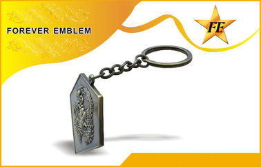 Низкий сплав выдвиженческое Keychains/кольцо для ключей цинка кадмия с нестандартной конструкцией