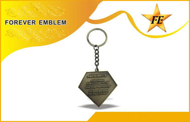Низкий сплав выдвиженческое Keychains/кольцо для ключей цинка кадмия с нестандартной конструкцией