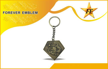 Низкий сплав выдвиженческое Keychains/кольцо для ключей цинка кадмия с нестандартной конструкцией