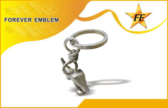 Металл выдвиженческое Keychains бронзовых/меди 3D с кольцом разделения + кольцом скачки
