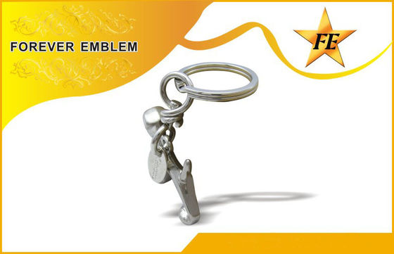 Металл выдвиженческое Keychains бронзовых/меди 3D с кольцом разделения + кольцом скачки