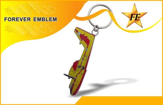 Металл напечатанный бронзой изготовленный на заказ выдвиженческое Keychains с плакировкой золота