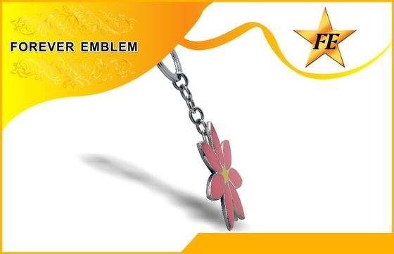 Имитационное трудное выдвиженческое Keychains с плакировкой никеля, изготовленным на заказ keychain 3D