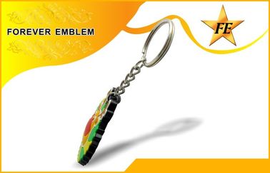 PVC цветастое выдвиженческое Keychains с обязанностью свободного образца