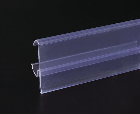 Данные по полки PVC магазина супермаркета обнажают 32mm/39mm, Transprent