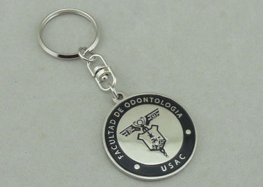 Сплав цинка Keychain никеля имитационной трудной эмали USAC проштемпелеванный латунью выдвиженческий
