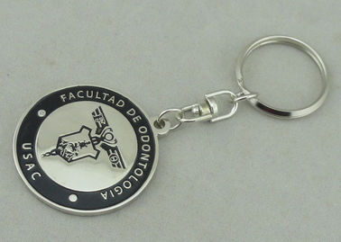 Сплав цинка Keychain никеля имитационной трудной эмали USAC проштемпелеванный латунью выдвиженческий