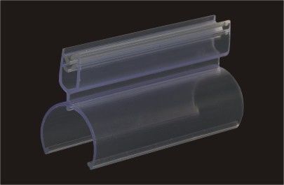 Подгонянные держатели знака розницы PVC, гибкий прикрепленный на петлях пластичный держатель знака