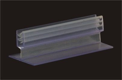 PVC держателей знака розницы дисплея супермаркета прессовал держатель ясный