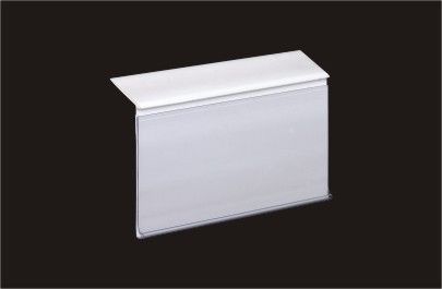 Белый держатель для полок, высота ценника канала полки PVC ярлыка 40mm