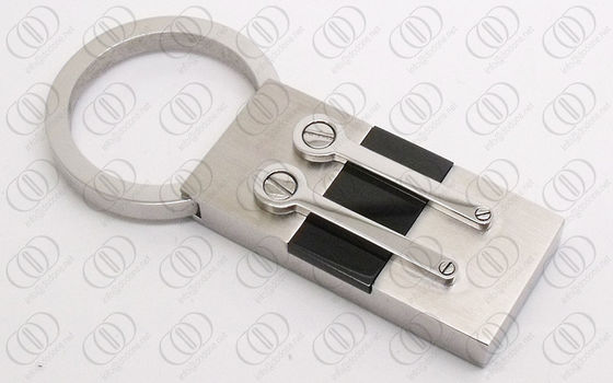 Чернота и серебр IP Keychain PVD нержавеющей стали винтов глянцеватые