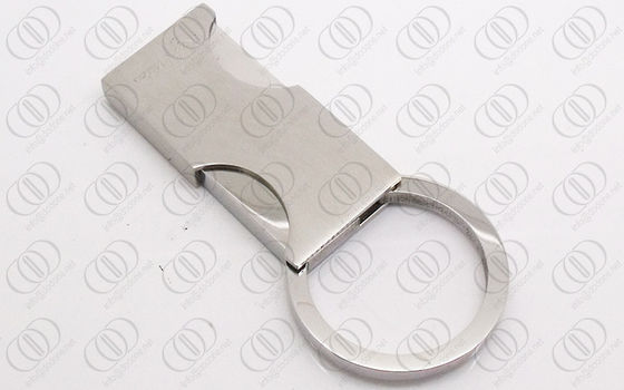 Стильное квадратное серебряное Keychain с весной зеркала открытой и близкой