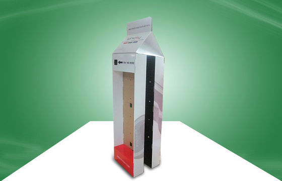 Изготовленные на заказ уникально стойки дисплея картона Recyclable для вспомогательного оборудования Iphone