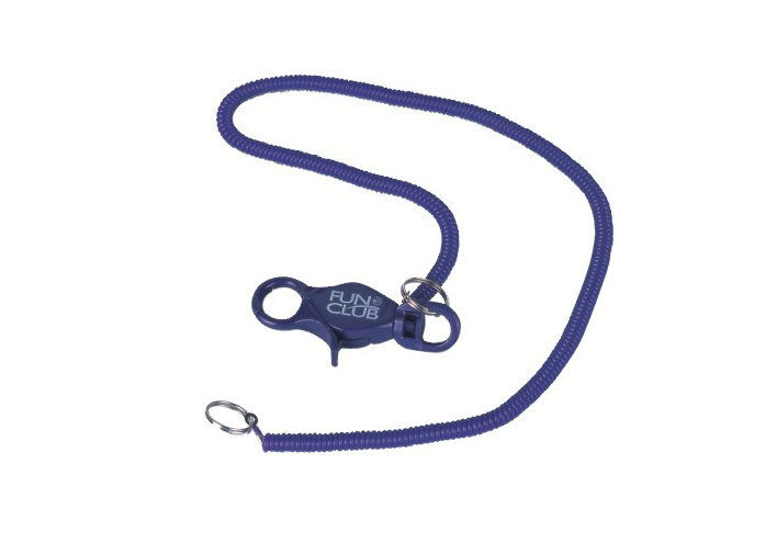 шнур PP 650mm спиральн и кольцо PVC держатель ключевое, выдвиженческое Keychains 30587