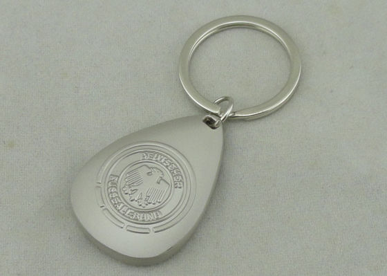 Никеля Keychain сплава цинка OEM 3D эмаль выдвиженческого туманного мягкая