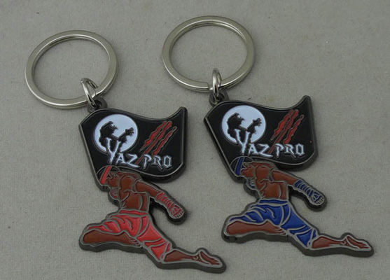 Кольцо заливки формы выдвиженческое ключевое, мягкая эмаль и сплав Keychains цинка